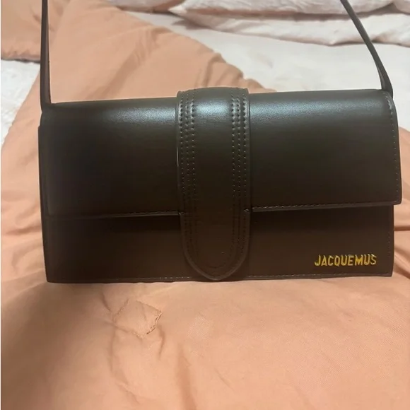 Jacquemus Dark Brown Leather Shoulder Bag - Picture 1 of 4
